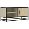 CLIHOME Heavy Duty Vintage TV Stands And Consoles, Metal Entertainment Center With Storage Cabinet - 4 of 4