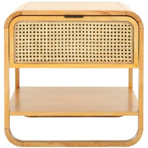 Yunis 1 Drawer 1 Open Shelf Nightstand - NST9205 - Safavieh - 1 of 4