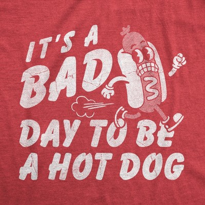 Мужские футболки Crazy Dog T-Shirts, Inc. Mens Funny T Shirts Its A Bad Day to Be A Hotdog Sarcastic Fourth Of July Graphic Novelty Tee for Men - Crazy Dog Men's T Shirt For Fourth Of July L — фото 2