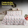 Printed Holiday 4pc Sheet Sets, Easy Care, Soft & Wrinkle-Resistant Holiday Bedding by Sweet Home Collection™ - 4 of 4