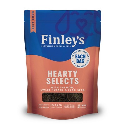 Finley's Hearty Selects Salmon, Sweet Potato and Flax Seed Flavor Training Dog Treats - 16oz
