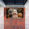 Stupell Industries Cute Halloween Ghost & Kitten Printed Outdoor Door Mat, design by Arlington Prints, 18"x30" - 3 of 4