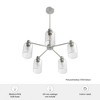 Hunter 26" Lochemeade 5-Light Ceiling Chandelier Brushed Nickel Finish - 2 of 4