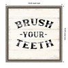 Amanti Art Shiplap Bath III by Sue Schlabach Canvas Wall Art Print Framed 16-in. x 16-in. - 4 of 4