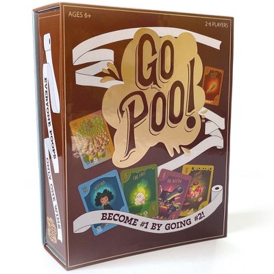 Paper House: Go Poo! The Game - Laugh Out Loud Funny Card Collection Game, Family Game Night, Hilarious Toilet Humor, Adults Kids Age 6+, 2-6 Players