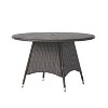 NicBex 46.5" Outdoor Dining Table,Square Wicker Patio Table with Modern Design for 2 to 4 Chairs,Outdoor Furniture,Brown - 2 of 4
