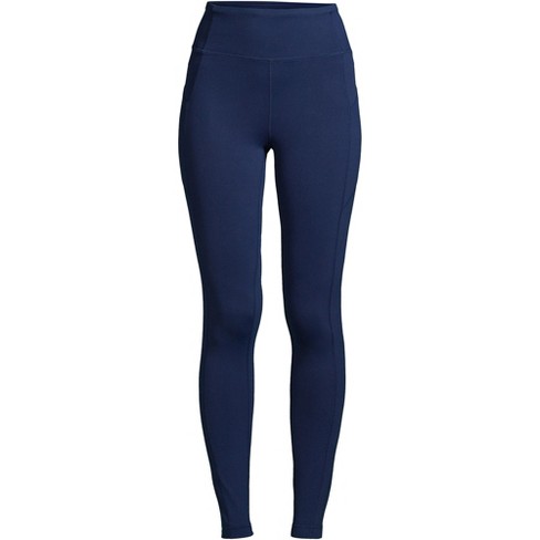 Lands' End Women's Active High Rise Compression Slimming Pocket