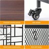 Fridge Shelf with Wheels 5 Tier Kitchen Bakers Rack Adjustable Microwave Oven Stand Table with Storage Fridge Stand - 3 of 4