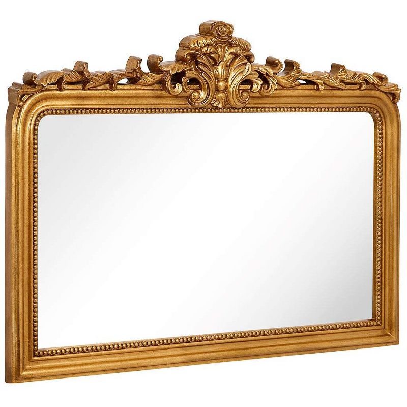 Hamilton Hills Gold Antique Arched Mirror, 1 of 5