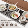 BRINJOY 16-Piece Nonstick Ceramic Cookware Set - Induction Safe, Non-Toxic Ceramic Coating with Bakeware & Wok (White) - 3 of 4