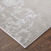 Prasad Modern Abstract Ivory/Taupe/Silver Area Rug - image 4 of 4