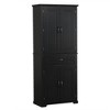 NicBex 72.2"/72" Bathroom Storage Cabinet with Doors and Drawer,Bathroom Floor Cabinet with Adjustable Shelves,Storage Cabinet for Kitchen,Office - 2 of 4