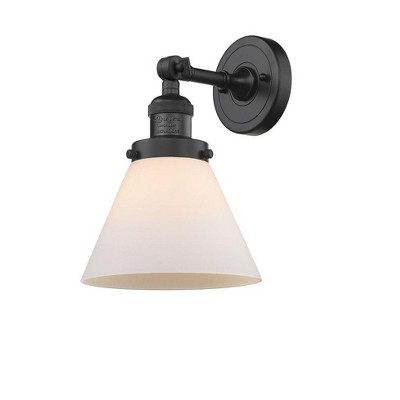 Innovations Lighting Franklin Restoration 1 - Light Sconce in  Matte Black