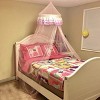 Costway Elegant Lace Bed Mosquito Netting Mesh Canopy Princess Round Dome Bedding Net - 3 of 4