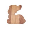 C&F Home Reindeer Shaped Wooden Serving Board with Spreader 10.75 x11.00-in. - 4 of 4