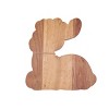 C&F Home Reindeer Shaped Wooden Serving Board with Spreader, 10.75 x11.00-in. - image 4 of 4