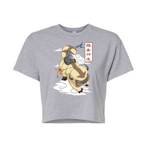 Women's - Avatar: The Last Airbender - Appa Flying Cropped Graphic T-Shirt - 1 of 4