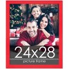 PosterPalooza | Classic Modern Red Picture Frame - UV Acrylic, Foam Board Backing, Hanging Hardware - 2 of 4