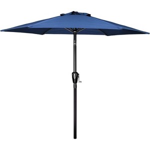 CAVINAS 9 FT Sun Shades Outdoor Patio Lightweight Poolside Umbrella, Crank, Sunshades for Patiol, No Base - 1 of 4