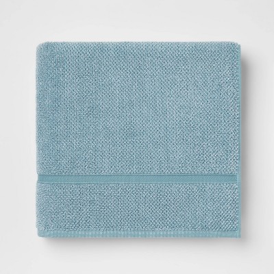Performance Texture Bath Towel Aqua - Threshold™