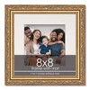 PosterPalooza | Gold Frame with White Photo Mat, UV Acrylic Front, Foam Board Backing, 60 Sizes Available - 2 of 4