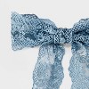 Floral Lace Bow Hair Barrette - Wild Fable™ Blue - 3 of 3