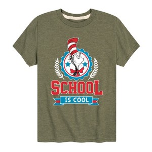 Boys' - Dr. Seuss - Cat In The Hat School Is Cool Short Sleeve Graphic T-Shirt - 1 of 4