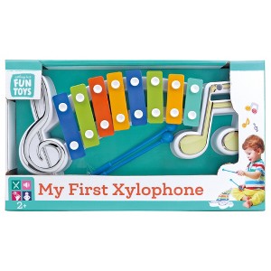 Nothing But Fun Toys: My First Xylophone, Rainbow Keys, 2 Mallets, 2+ - 1 of 4