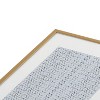 Becky Bailey Shibori Diamonds Metal Framed Art Print - Deny Designs - 3 of 4
