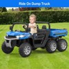 Garvee 24V 4WD Kids’ Dump Truck - 2-Seater Ride-On w/Remote, Dump Bed & Music, ASTM Certified - 3 of 4