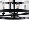 CWI Lighting Miette 4 Light Cage Flush Mount With Black Finish - 4 of 4