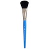 Princeton Select Artiste Mop Brush, Natural Bristles, Black Short Handle Mixed Media Paintbrush, Jewel Blue, Size 1 inch, Pack of 2 - 2 of 4