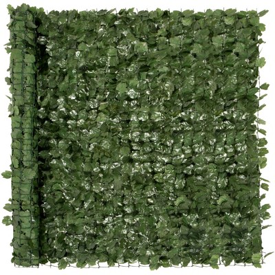 Best Choice Products 96x72in Artificial Faux Ivy Hedge Privacy Fence Screen for Outdoor Decor, Garden, Yard - Green