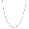 Black Bow Jewelry 1.65mm Sterling Silver Twisted Herringbone Chain Necklace - image 3 of 4