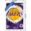 Trends International NBA Los Angeles Lakers - Maximalist Logo 23 Framed Wall Poster Prints - 3 of 4