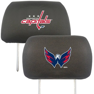 NHL Washington Capitals Embroidered Head Rest Cover Set - 2pc