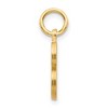 Black Bow Jewelry 14k Yellow Gold, Julia Collection, Small Satin Block Initial B Pendant - 2 of 4