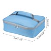 Unique Bargains Waterproof Insulated Portable Lunch Bags with Handle - 2 of 4