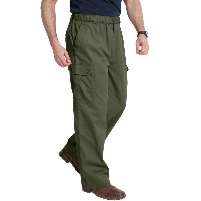 KingSize Men's Big & Tall Knockarounds Full-Elastic Waist Cargo Pants, 1 of 2