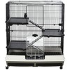PawHut Rolling Small Animal Rabbit Cage for Bunny, Chinchillas, & Gerbils with a Large Living Space - 4 of 4