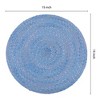 REGALWOVEN Rattan Round Indoor Outdoor Durable Placemats 15 x 15 Inch 6 Pcs - 3 of 4