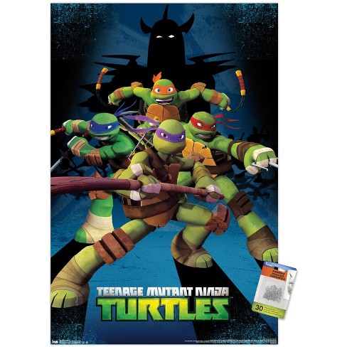 Trends International Teenage Mutant Ninja Turtles: Mutant Mayhem - Group  Unframed Wall Poster Print Clear Push Pins Bundle 14.725 X 22.375 : Target