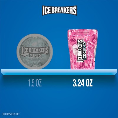 Ice Breakers Ice Cubes Bubble Breeze Sugar Free Gum - 40ct