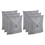 Clam Quick Set Screen Hub Gray Fabric Wind & Sun Panels, Accessory Only (6 Pack)
