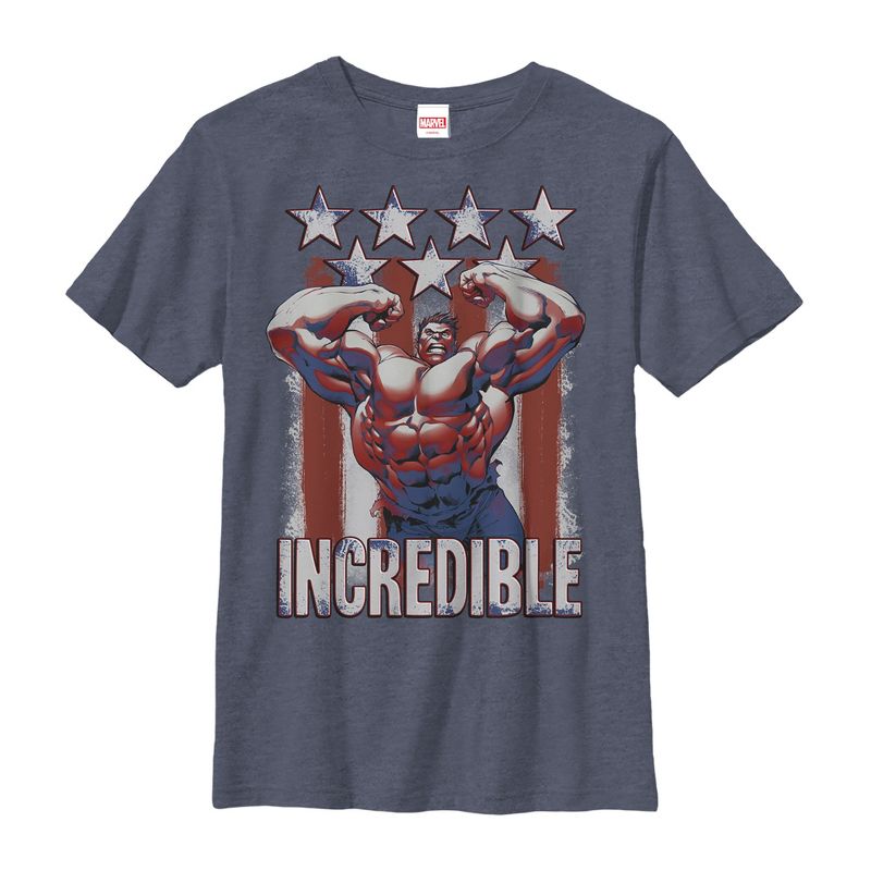 Boy's Marvel Fourth of July  Incredible Hulk T-Shirt, 1 of 3