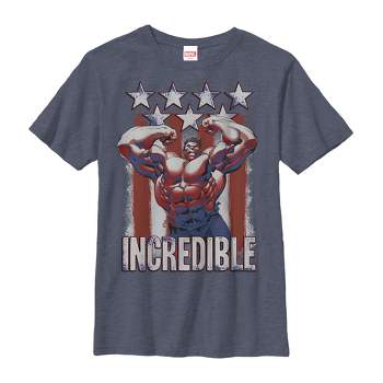 Boy's Marvel Fourth of July  Incredible Hulk T-Shirt