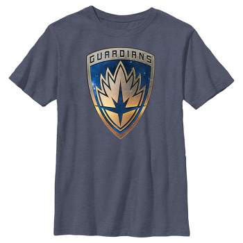 Boy's Guardians of the Galaxy Vol. 3 Metallic Badge T-Shirt