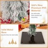 Tangkula 3' 4' 5' Artificial Christmas Tree 3 PCS w/Snow-flocked Branch Tips for Party - 4 of 4