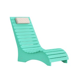 Arceso HDPS Pool Lounge Chairs, Use in Pools Lounge Chairs up to 10-Inches of Water, Chaise Chairs with Headrest - 1 of 4