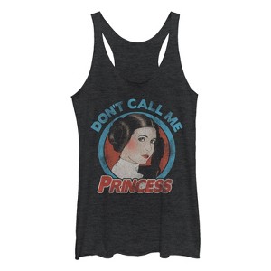 Women's Star Wars Princess Leia Racerback Tank Top - 1 of 3
